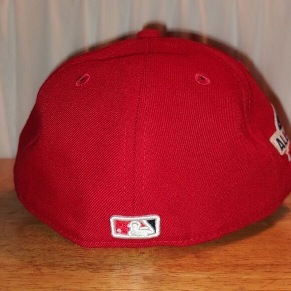 New Era ALL STAR GAME Pittsburgh Pirates Fitted 7 5/8 Red Hat - New - Picture 4 of 9